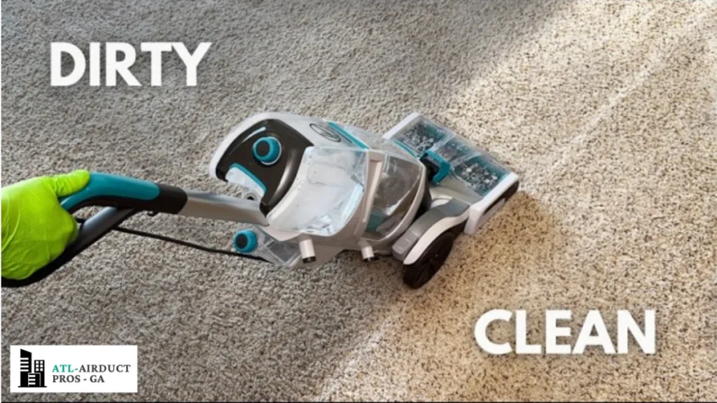 Before and After Carpet Cleaning in Atlanta GA