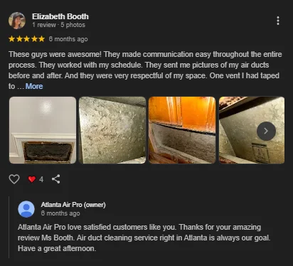 Ashley Johnson Airduct Cleaning ATL