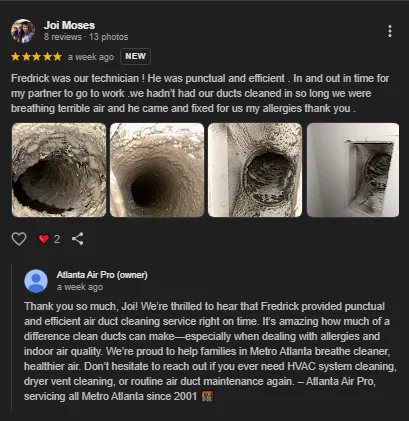 Christopher Miller Airduct Cleaning ATL