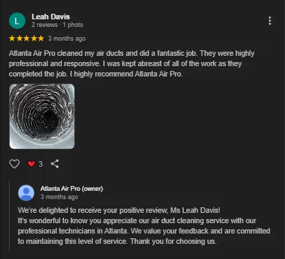 Emily Davis Airduct Cleaning ATL