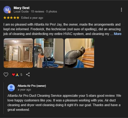 Sarah Brown Airduct Cleaning ATL